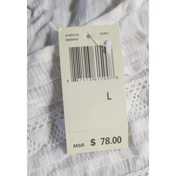 Max Studio Large Women's 100% Rayon Exclusive Trim Top - Stylish & Comfortable - Picture 12 of 16